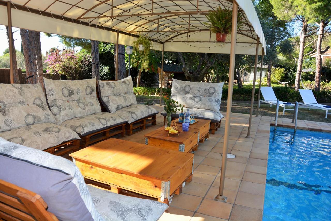 Villa Sitges El Ranch Amaizing Outdoor Areas Beaches At 5 Minutes Walk Sitges At 15 Min Drive Ac Pool Jacuzzi & Garden Xxl Calafell Ngoại thất bức ảnh
